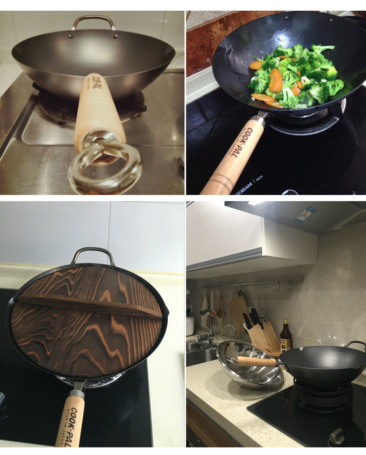 CookPal Ren Beijing 33cm Wok Made in Japan 4