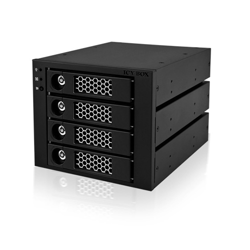 CY BOX- IB-554SSK, 4bay Dual Channel SATA/SAS Backplane
