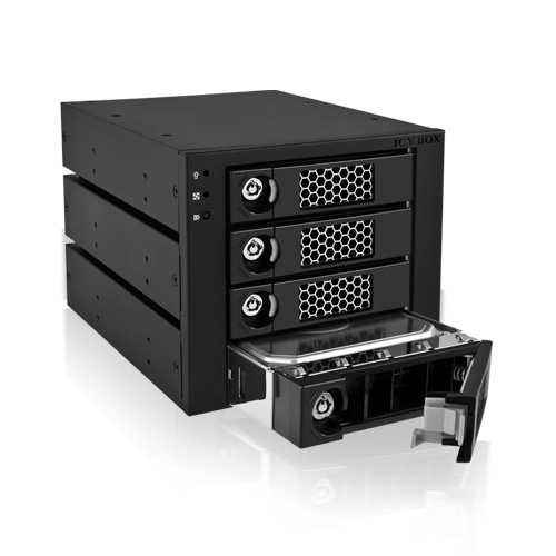 CY BOX- IB-554SSK, 4bay Dual Channel SATA/SAS Backplane