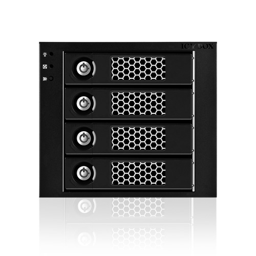 CY BOX- IB-554SSK, 4bay Dual Channel SATA/SAS Backplane