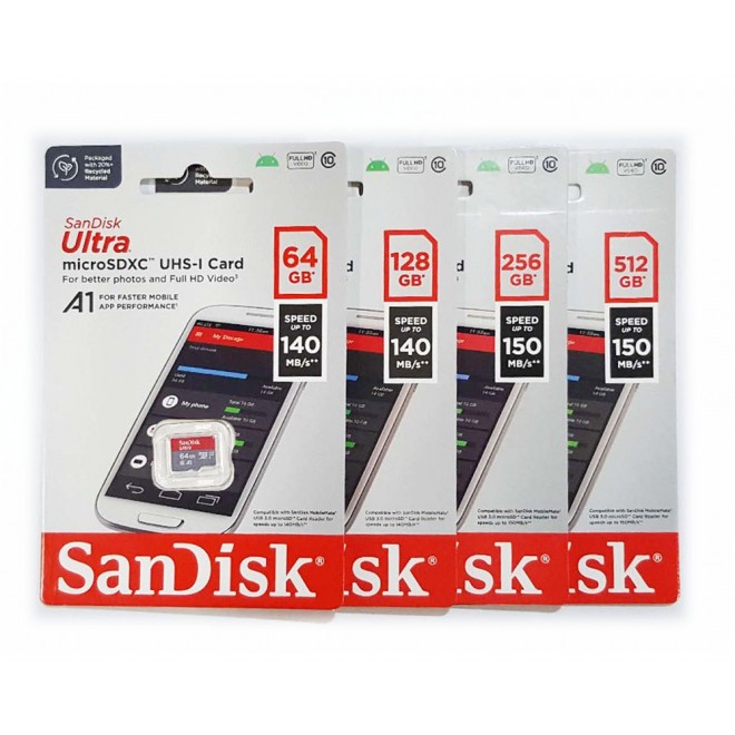 SanDisk 256GB Ultra microSDXC UHSI Card (SDSQUAC256GGN6MN