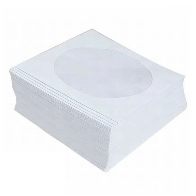 CDDVD Paper Sleeve with Windows Hold 1 Disc (100PCS/Pack) PowerhousePC