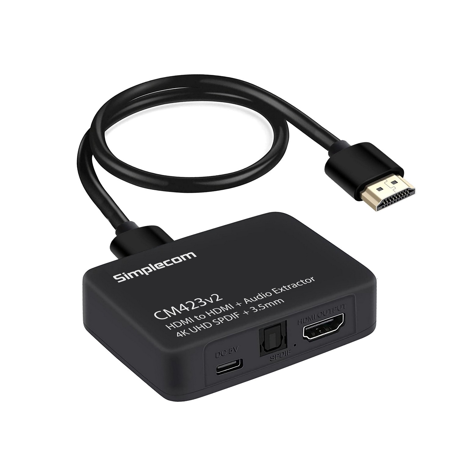 CM423v2 HDMI Audio Extractor 4K HDMI to HDMI and Optical
