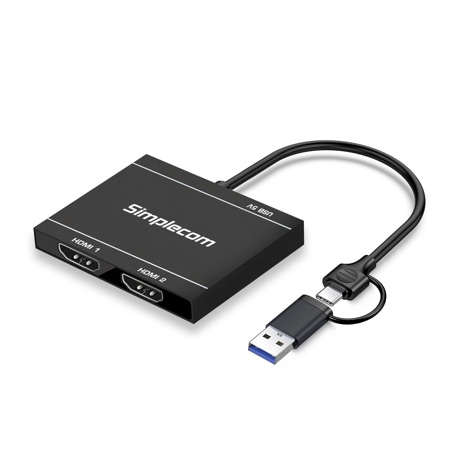 SIMPLECOM DA103 USB-C to DVI Adapter Full HD 1080p