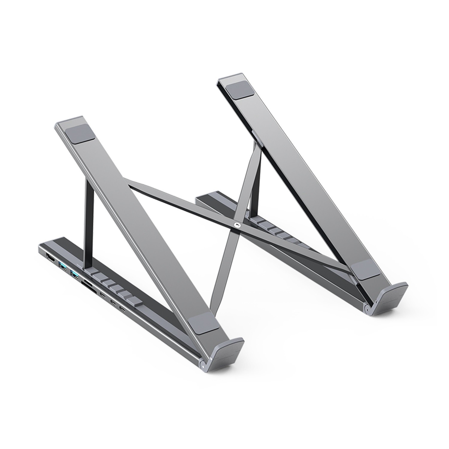 CHOETECH HUBM48 7in1 Hub + Foldable Laptop stand USBC to HDMI 4K