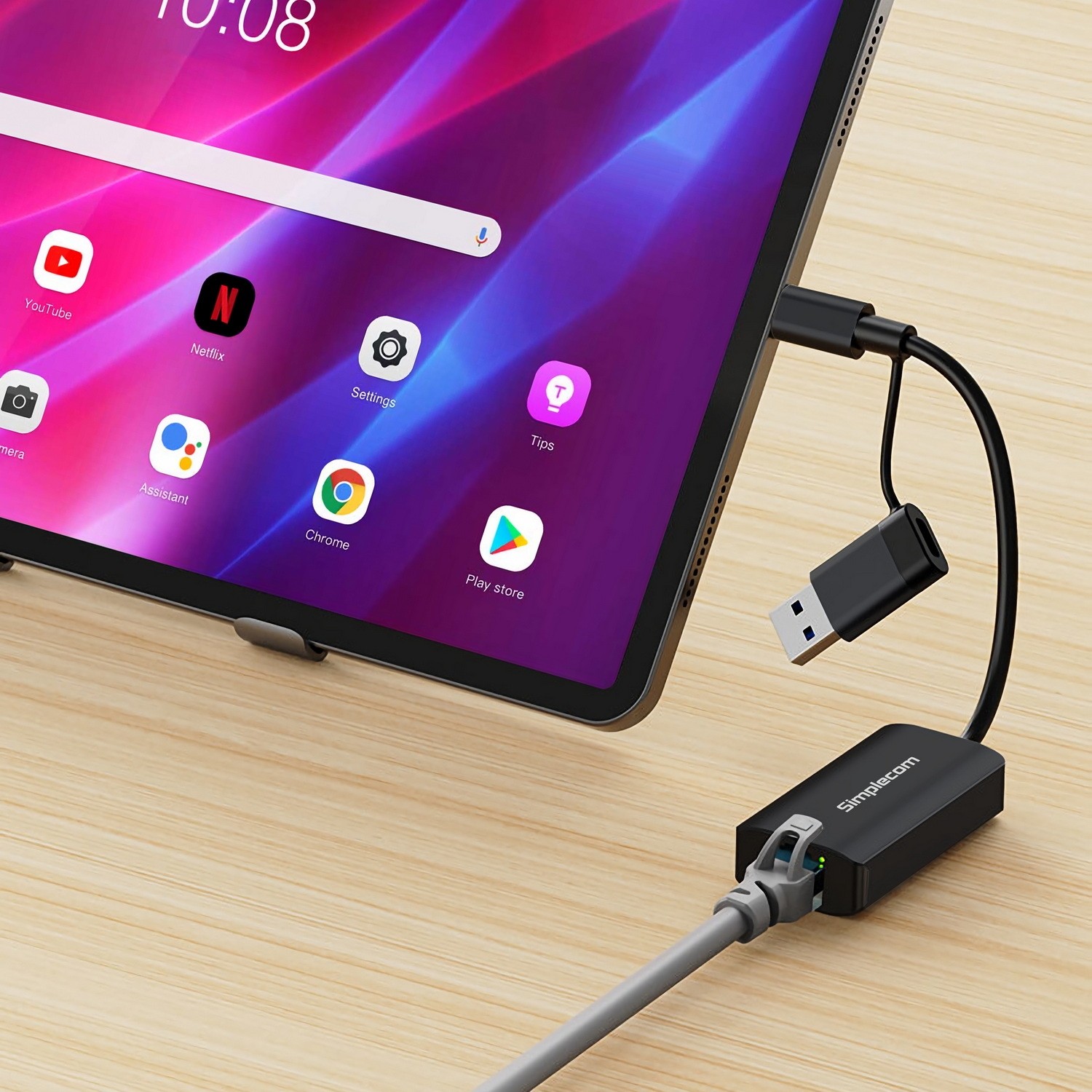 NU315 USBC and USBA to Gigabit Adapter PowerhousePC