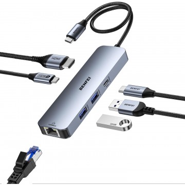 BENFEI 6-in-1 USB C Hub