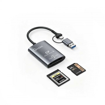 OXHORN AD-CR322 USB 3.2 CF Express B and SD Card-reader