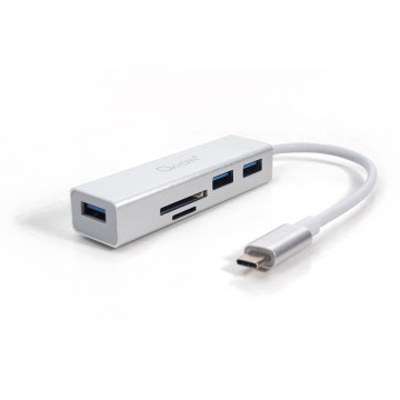 OXHORN AD-U31-H3C Type C to USB3.0 HUB+Card Reader