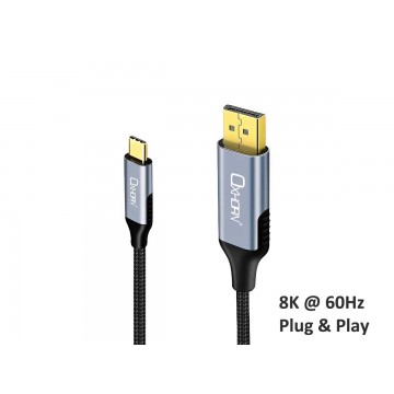 OXHORN CB-CD-801 USB C to DP Cable 1m