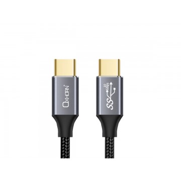 OXHORN CB-U31-CC2B USB 3.1 Type C Gen2 Cable 1m