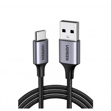 UGREEN 45071 USB A to USB C Cable Nylon Braided 3A Type C Cord Fast Charging cable 1M