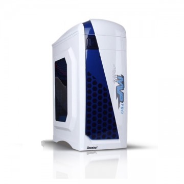 Huntkey MVP Pro  Gaming computer chassis - Blue (No PSU Included, NO FAN Included)