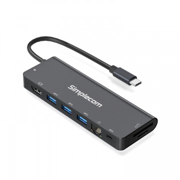 Simplecom CHN590 USB-C SuperSpeed 9-in-1 Multiport Docking Station