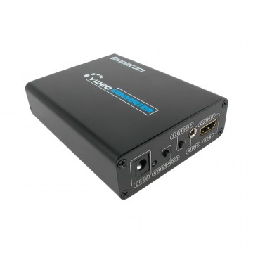 Simplecom CM402 Composite AV CVBS 3RCA & S-Video to HDMI Video Converter 1080p Upscaling