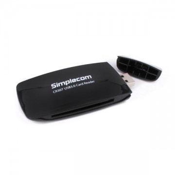 Simplecom CR307 SuperSpeed USB 3.0 All In One Card Reader with CF 4 Slot