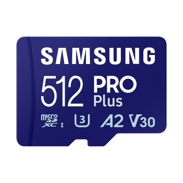 Samsung MB-MD512SA 512GB PRO Plus SDXC UHS-I microSD Card