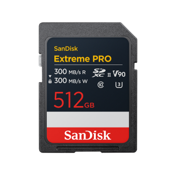 SanDisk SDSDXDM-512G Extreme PRO SD UHS-II V90 Card