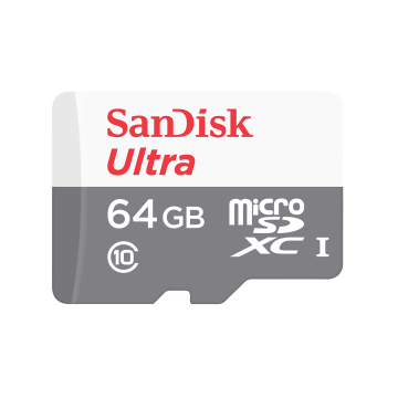 SanDisk 64GB Ultra microSD Card 100MB/s without adapter SDSQUAR-064G-GN3MN