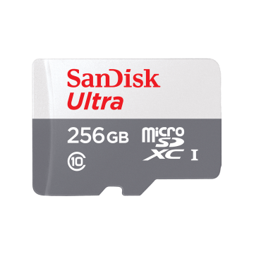 SanDisk 256GB Ultra microSD Card 100MB/s without adapter SDSQUAR-256G-GN3MN