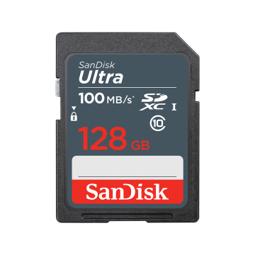 SanDisk 128GB Ultra SDHC / SDXC Card SDSDUNR-128G-GN3MN