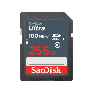 SanDisk 256GB Ultra SDHC / SDXC Card SDSDUNR-256G-GN3MN
