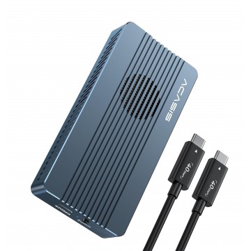 ACASIS TBU405PRO USB4 NVMe M.2 SSD Enclosure 40Gbps 2280 w/ Cooling Fan