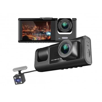 BDI C309 3-Camera 1080P Front & 720P Inside 2 Inch Screen + 480P Back Dash Cam