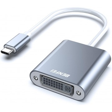 BENFEI 000164GY USB C to DVI Adapter [Thunderbolt 3/4 Compatible]