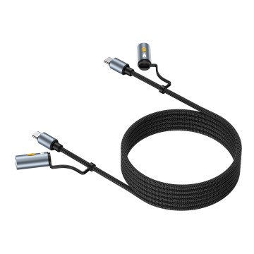 CHOETECH CC1001 Smart PD60W 4-in-1 USB C to C cable 1.2M