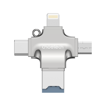 Choetech CR-002-SL EasyGO A+C+Micro+lighting four in one card reader