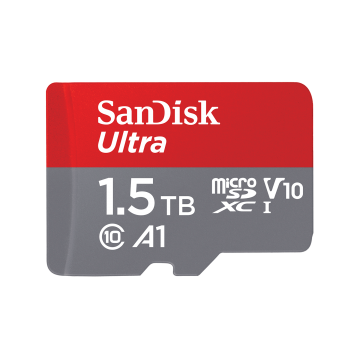SanDisk 1.5TB Ultra microSDXC UHS-I Card (SDSQUAC-1T50-GN6MN)