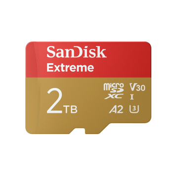 SanDisk 2TB Extreme microSDXC UHS-I CARD (SDSQXAV-2T00-GN6MN)