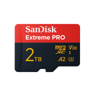 SanDisk 2TB Extreme PRO microSDXC UHS-I CARD (SDSQXCD-2T00-GN6MA)