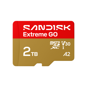 SanDisk 2T Extreme GO microSD UHS-I Card (SDSQXGN-2T00-GN6MN)