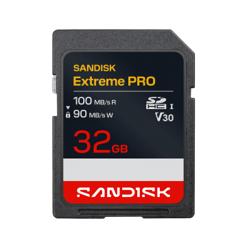 SanDisk 32G Extreme PRO SD UHS-I Card (SDSDXXO-032G-GUCIN)