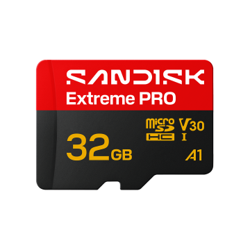 SanDisk 32G Extreme PRO microSD UHS-I Card (SDSQXCO-032G-GS6MA)