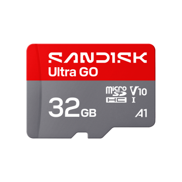 SanDisk 32GB Ultra GO microSD UHS-I Card (SDSQUGN-032G-GN6MN)