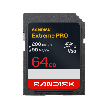 SanDisk 64G Extreme PRO SD UHS-I Card (SDSDXXU-064G-GUCIN)