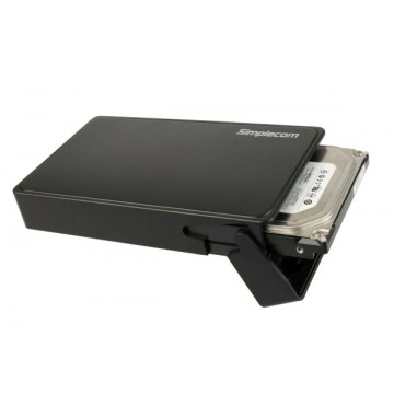 Simplecom SE325 Tool Free 3.5" SATA HDD to USB 3.0 Hard Drive Enclosure Black