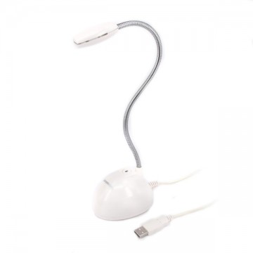 Simplecom UM301 Desktop Flexible Neck USB Microphone White