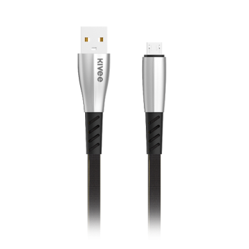 KIVEE CB103 iPhone 8-pin Charging Cable 1M Black/Silver