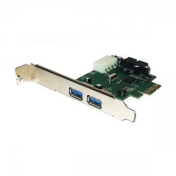 4 Port USB3.0 PCI-Expresses Card (2 External Port + Dual Port Internal Connector) 