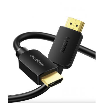CHOETECH XHH-TP20 8K HDMI 2.1 Cable 8K@60Hz 48Gbps 2M Braided Cable - Black