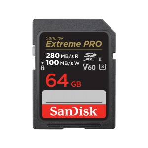 SanDisk 64GB Extreme PRO SDXC UHS-II Card (SDSDXEP-064G-GN4IN)