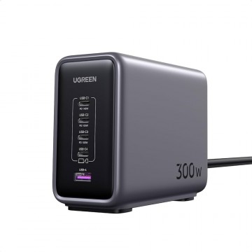 UGREEN 35045 Nexode 300W USB-C GaN 5-Port Desktop Charger
