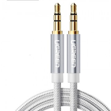 Ugreen 3.5mm male to 3.5mm male Audio cable white 2M 50368 White