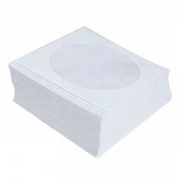 CD-DVD Paper Sleeve with Windows Hold 1 Disc  (100PCS/Pack)