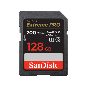 SanDisk 128GB Extreme PRO SDHC And SDXC UHS-I Card SDSDXXD-128G-GN4IN