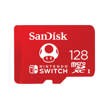 SanDisk 128GB Nintendo-Licensed microSD Card for Nintendo Switch SDSQXAO-128G-GN3ZN